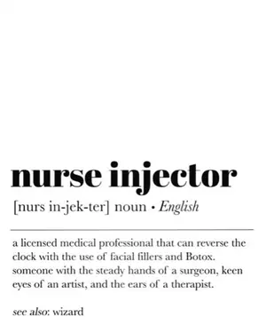 Nurse injector definition post